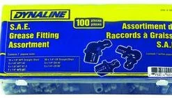 Dynaline SAE Grease Fitting Assortment | 100 Piece Lube And Fuel Tools