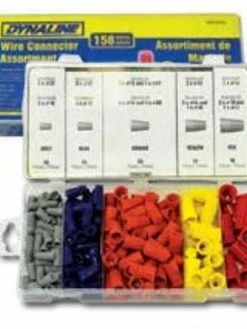 Dynaline Wire Connector Assortment - 158 Piece