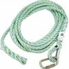 Safety Equipment Dynamic 3-Strand Co-Polymer Vertical Rope Lifelines W/ Carabiner