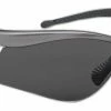 Dynamic EP100 Series Warrior Safety Glasses | Metallic Gray Frame | Smoke Lens
