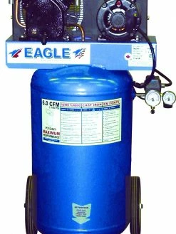 Eagle Portable Vertical Electric Air Compressor - 3 HP - 24 Gallon Tank Air Tools