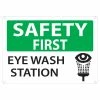 Dynamic Safety Supplies Safety First - Eyewash Station Sign - Various Sizes And Materials