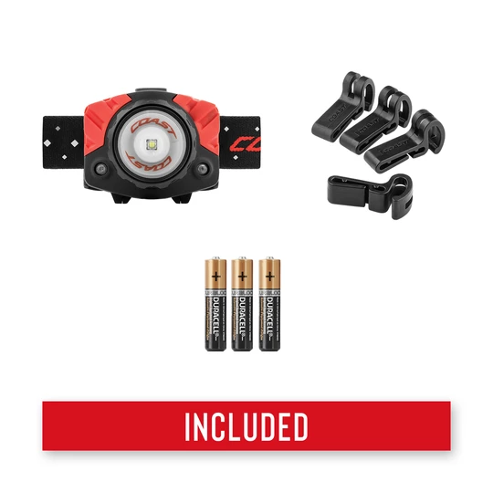 Coast Products Coast® FL85 Dual Color Pure Beam Focusing LED Headlamp - 615 Lumens - 183M Beam 7 Coast Products Coast® FL85 Dual Color Pure Beam Focusing LED Headlamp - 615 Lumens - 183M Beam