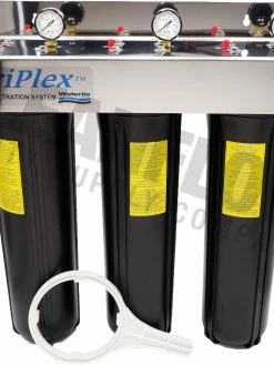 Waterite TriPlex 4.5" OD Big Blue Water Filter Housing | 20"