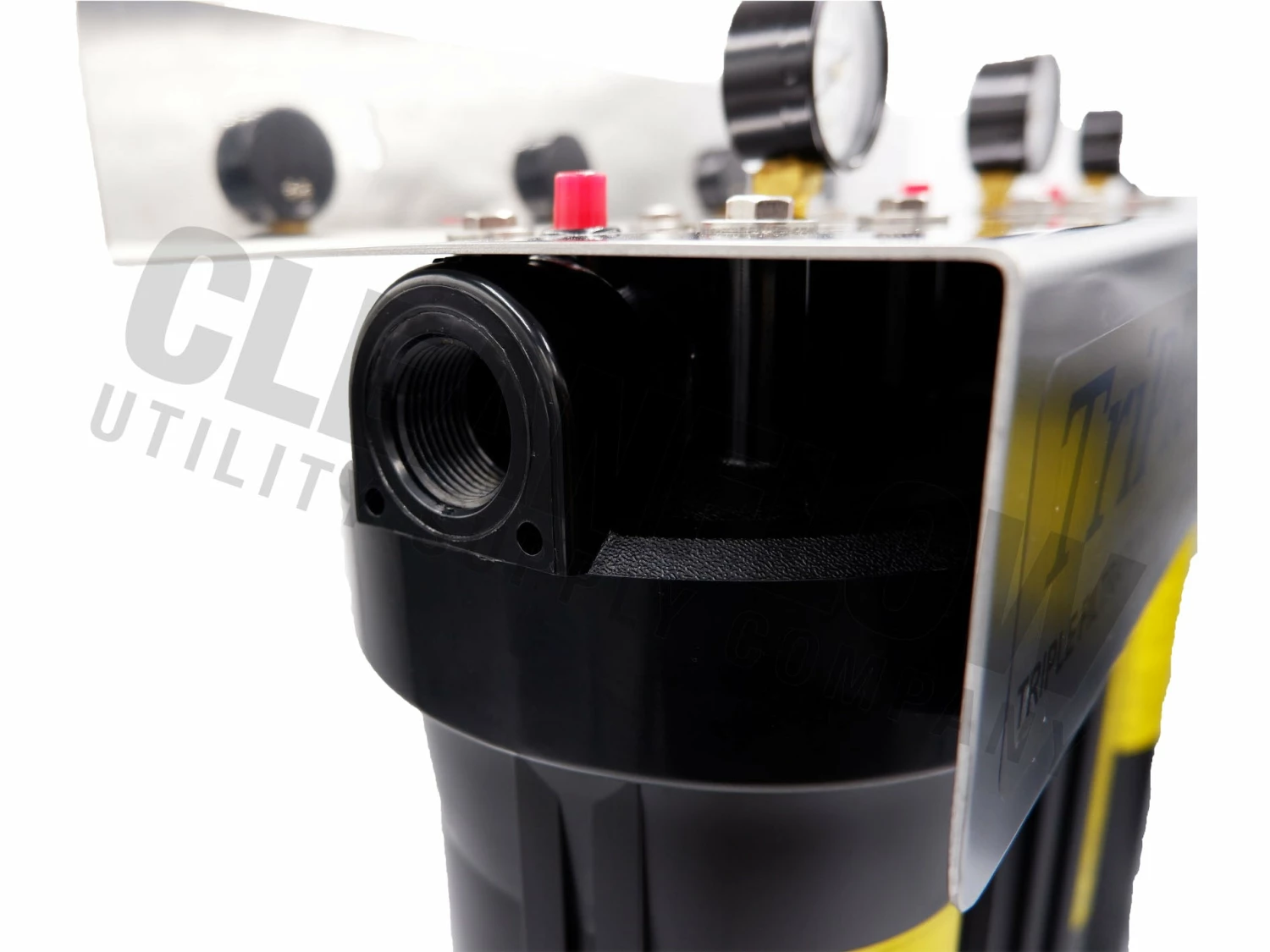 Waterite TriPlex 4.5" OD Big Blue Water Filter Housing | 20" 5 Waterite TriPlex 4.5" OD Big Blue Water Filter Housing | 20"