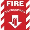 Dynamic Fire Extinguisher Sign - Various Sizes And Materials Safety Supplies