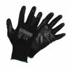 Forcefield Black Seamless Knit Nylon Gloves With Nitrile Palm | M-2XL | Pack Of 12 Pairs