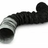Frost Fighter 16" X 16-Ft High Temperature Black Duct W/ Belt Cuff Attachment Heaters