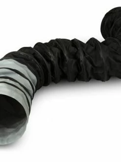 Frost Fighter 16" X 16-Ft High Temperature Black Duct W/ Belt Cuff Attachment Heaters