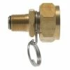 Greenline Brass Female GHT To Male NPT Live Swivel Adapter