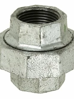 Greenline Galvanized Pipe Union | 1/8" NPT To 4" NPT Sizes