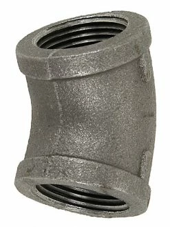 Greenline Black 45° Female Pipe Elbow | 1/8" NPT To 6" NPT Sizes