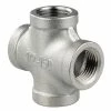 Greenline Fittings And Valves Stainless Steel Pipe Cross | 1/2" NPT To 1" NPT Sizes