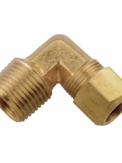 Greenline Brass Compression 90° Male Pipe Connector Elbow Tubing And Fittings