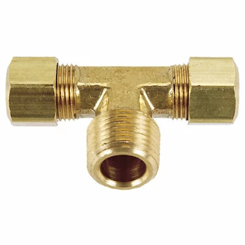 Greenline Tubing And Fittings Brass Compression Male Branch Tee 3 Greenline Tubing And Fittings Brass Compression Male Branch Tee