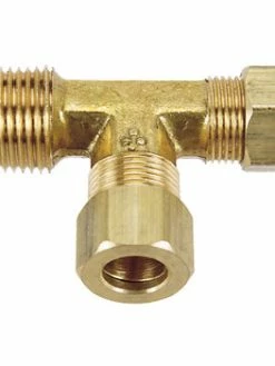 Greenline Brass Compression Male Run Tee