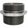 Greenline Hardcoat Aluminum Fire Hydrant Adapters | 2-1/2" Male Fire Hose Thread X Male NPT Sizes