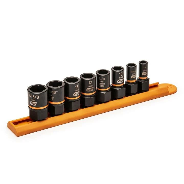 GEARWRENCH Bolt Biter™ SAE/Metric Dual Size Impact Extraction Socket Set - 1/4" And 3/8" Drive - 8 Piece 3 GEARWRENCH Bolt Biter™ SAE/Metric Dual Size Impact Extraction Socket Set - 1/4" And 3/8" Drive - 8 Piece