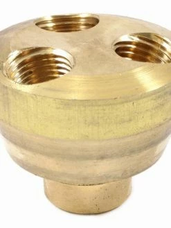 Forney 3-In-1 Brass Air Hose Tripod Manifold - 1/4" NPT