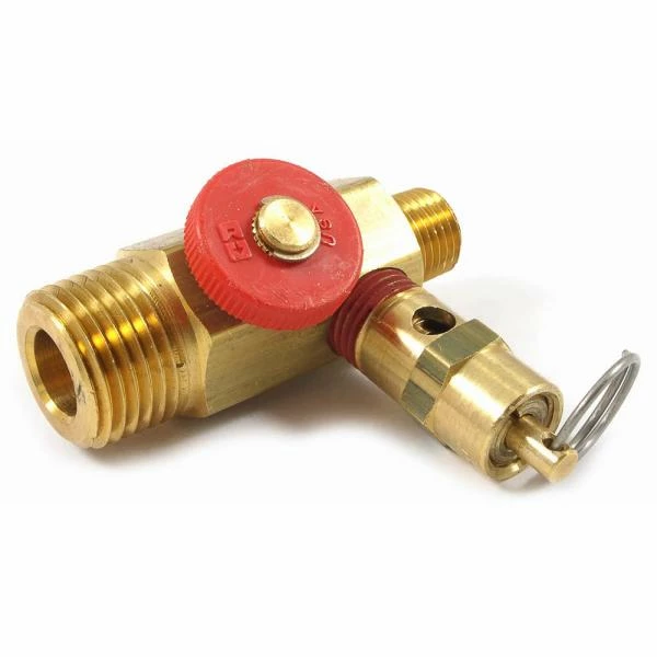 Forney Tank Manifold For Air Compressors - 1/2" MNPT Inlet, 1/4" MNPT Outlet 4 Forney Tank Manifold For Air Compressors - 1/2" MNPT Inlet, 1/4" MNPT Outlet