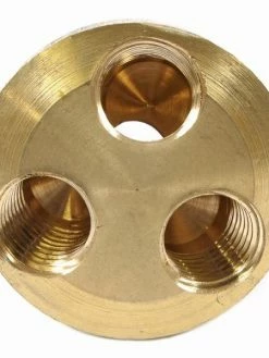 Forney 3-In-1 Brass Air Hose Tripod Manifold - 1/4" NPT