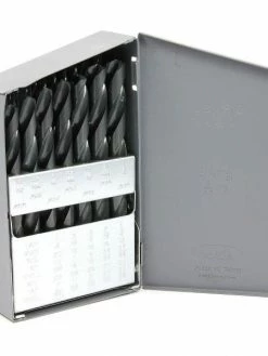 Power Tool Accessories Forney HSS Jobber Drill Bit Set - 1/16" To 1/2" By 64ths - 29 Piece 7 Power Tool Accessories Forney HSS Jobber Drill Bit Set - 1/16