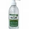 Globe Commercial Products Clear Gel Hand Sanitizer With Moisturizers - 70% Alcohol - 500 Ml Pump Bottle - Case Of 42 Bottles