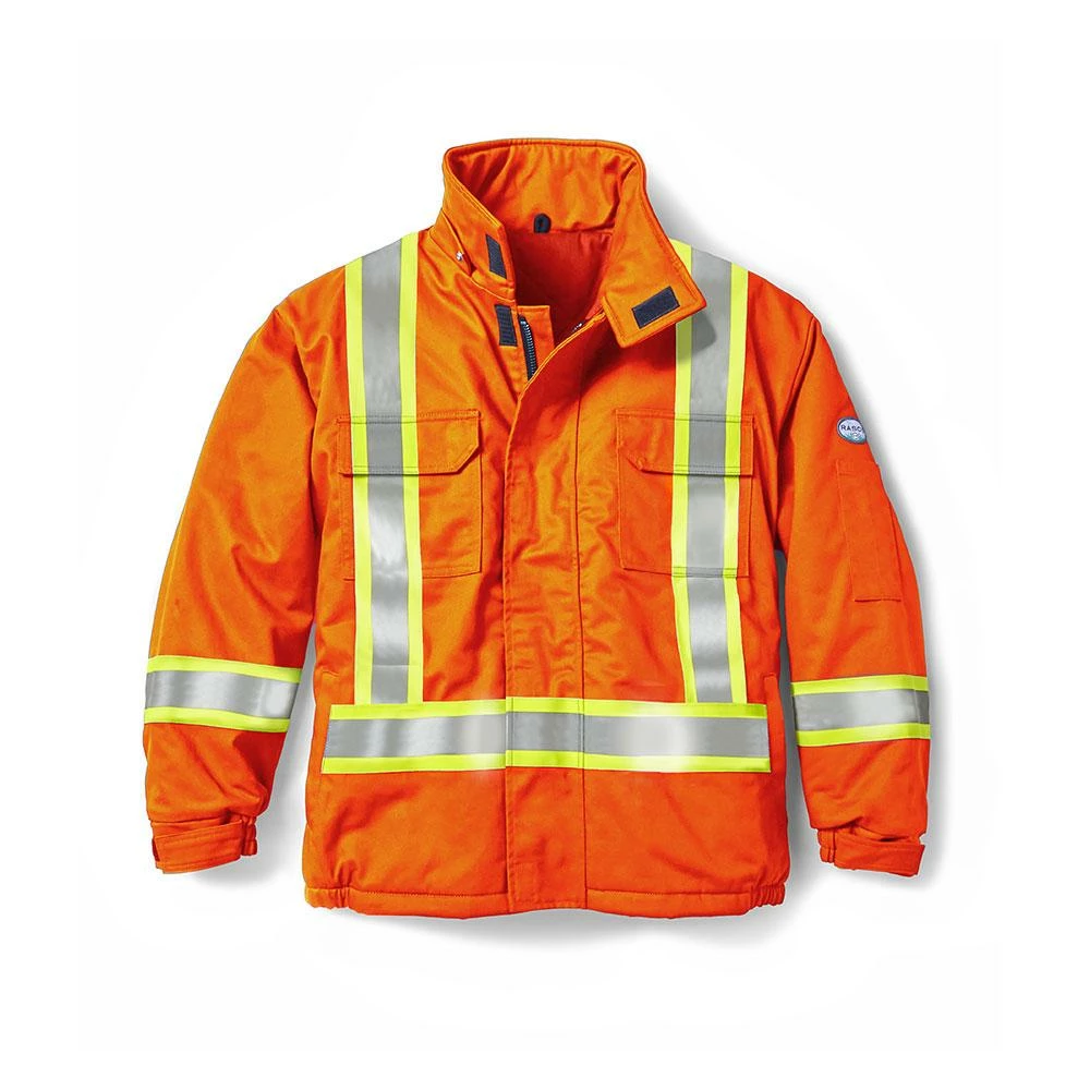 Rasco FR Hi-Vis Winter Bomber Jacket | Orange | S-5XL Flame Resistant Work Wear 3 Rasco FR Hi-Vis Winter Bomber Jacket | Orange | S-5XL Flame Resistant Work Wear