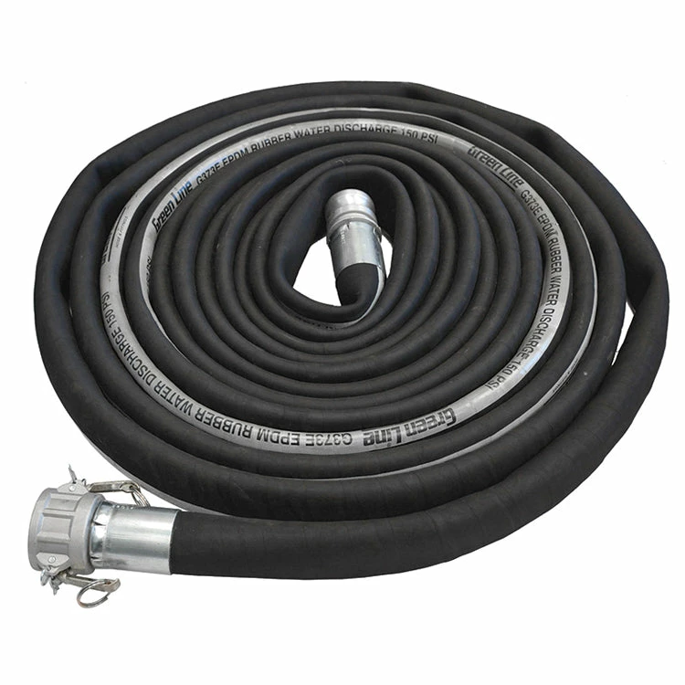 Greenline Black Rubber High Pressure Discharge Hose Assemblies (w/ Male X Female Camlocks) Hose And Fittings 3 Greenline Black Rubber High Pressure Discharge Hose Assemblies (w/ Male X Female Camlocks) Hose And Fittings