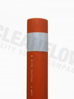 WD Industrial Hydrant Marker Pole - Orange HDPE