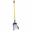 Cleanflow Landscaping Tools Industrial 15" Aluminum Blade Scoop Shovel | Long Fiberglass Handle