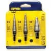 Power Tool Accessories Irwin UNIBIT Self-Starting Step Drill Bit Set - 3 Piece
