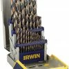Irwin Black & Gold Metal Index Drill Bit Set - 29 Piece