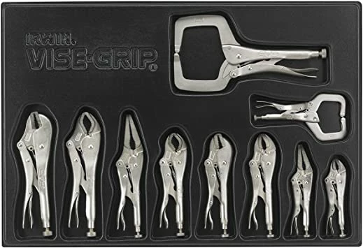 Hand Tools Irwin Vise-Grip® The Original™ Locking Pliers Tray Set - 10 Piece 3 Hand Tools Irwin Vise-Grip® The Original™ Locking Pliers Tray Set - 10 Piece