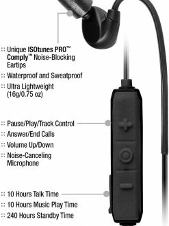 ISOtunes PRO Bluetooth Industrial Hearing Protection Headphones - NRR 27 DB Personal Protective Equipment 11 ISOtunes PRO Bluetooth Industrial Hearing Protection Headphones - NRR 27 DB Personal Protective Equipment