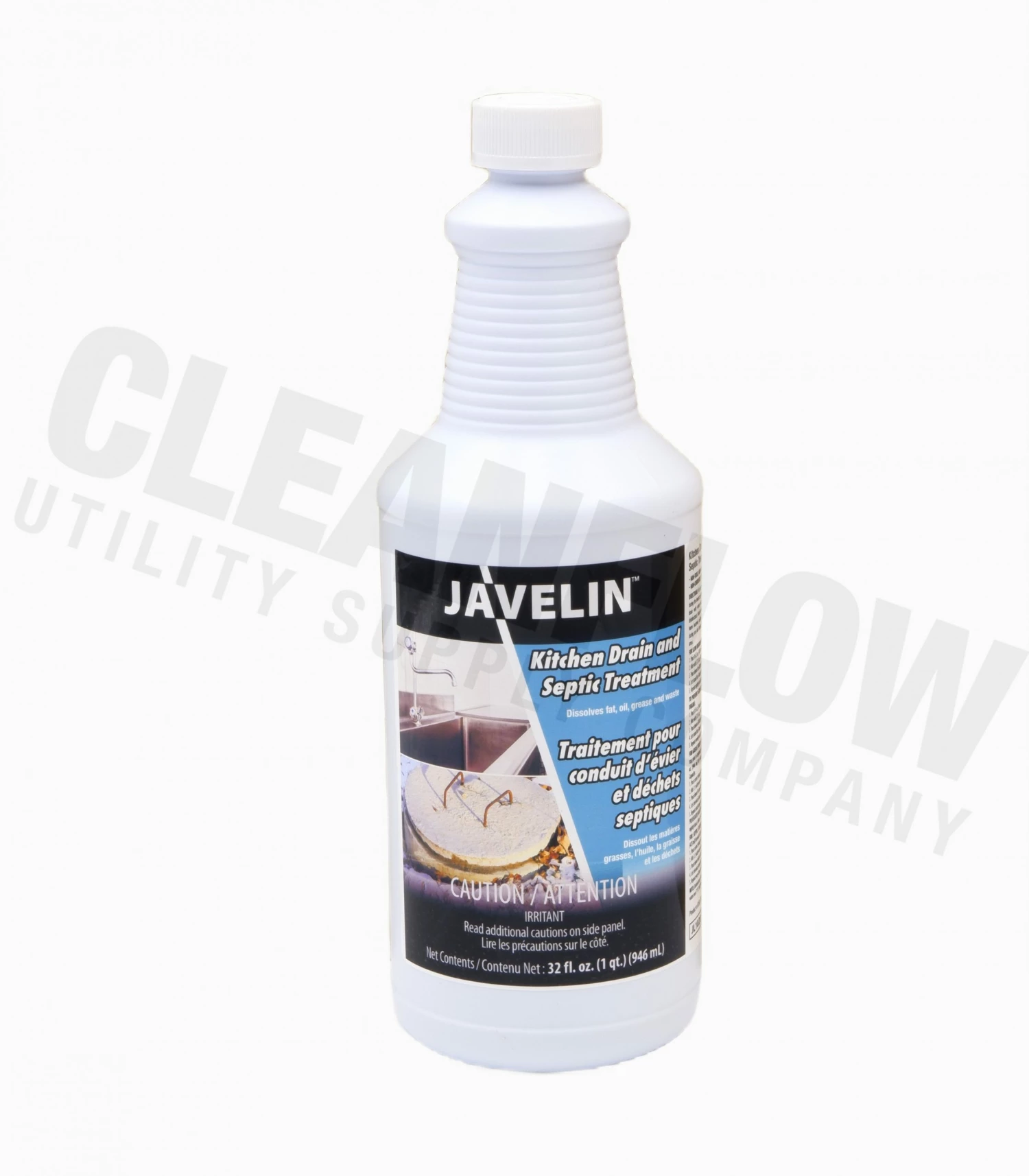 Javelin Kitchen Drain And Septic Treatment - 1 Quart Size 3 Javelin Kitchen Drain And Septic Treatment - 1 Quart Size