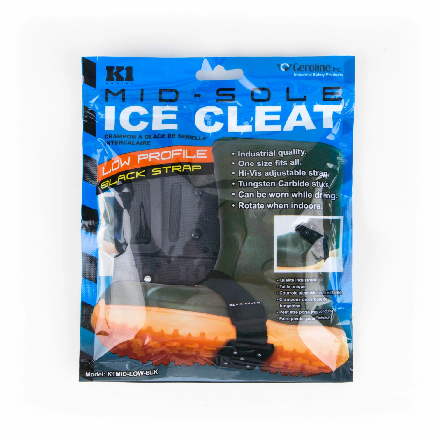 K1 Series Mid-Sole Low Profile Ice Cleat (For Work Boots & Safety Shoes) Shoe & Boot Accessories 4 K1 Series Mid-Sole Low Profile Ice Cleat (For Work Boots & Safety Shoes) Shoe & Boot Accessories