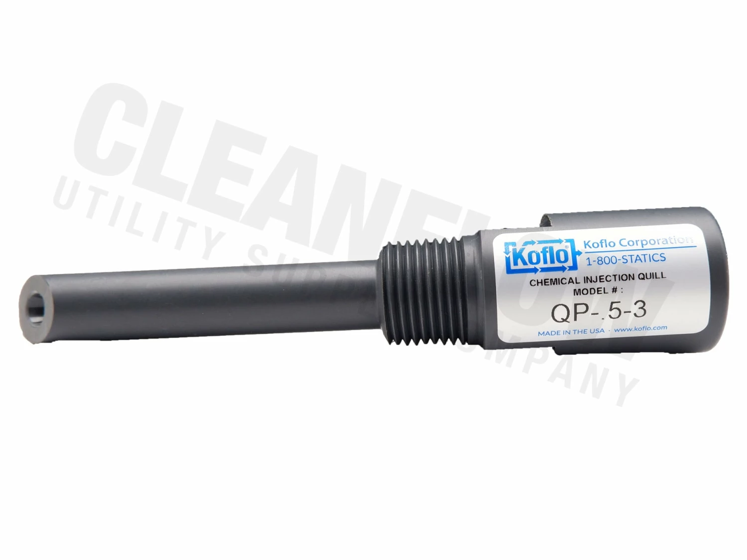 Koflo Corp Koflo PVC Long Length Chemical Injection Quills | 3" And 5" Lengths 4 Koflo Corp Koflo PVC Long Length Chemical Injection Quills | 3" And 5" Lengths