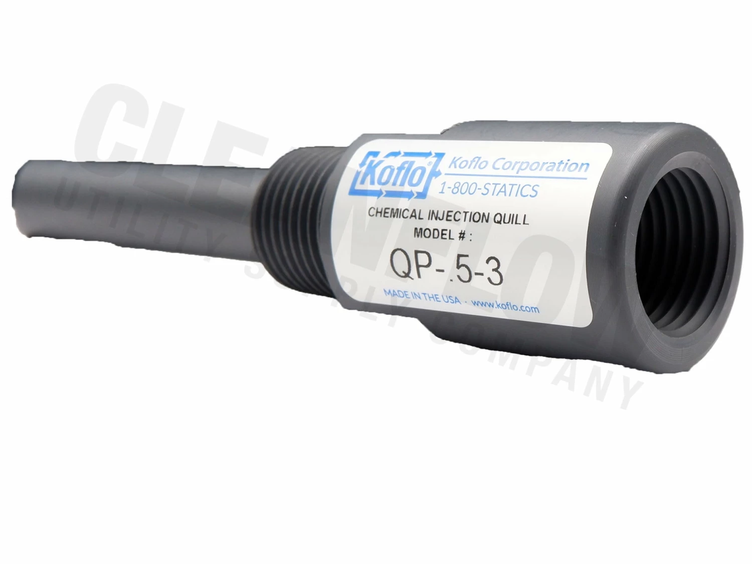 Koflo Corp Koflo PVC Long Length Chemical Injection Quills | 3" And 5" Lengths 5 Koflo Corp Koflo PVC Long Length Chemical Injection Quills | 3" And 5" Lengths