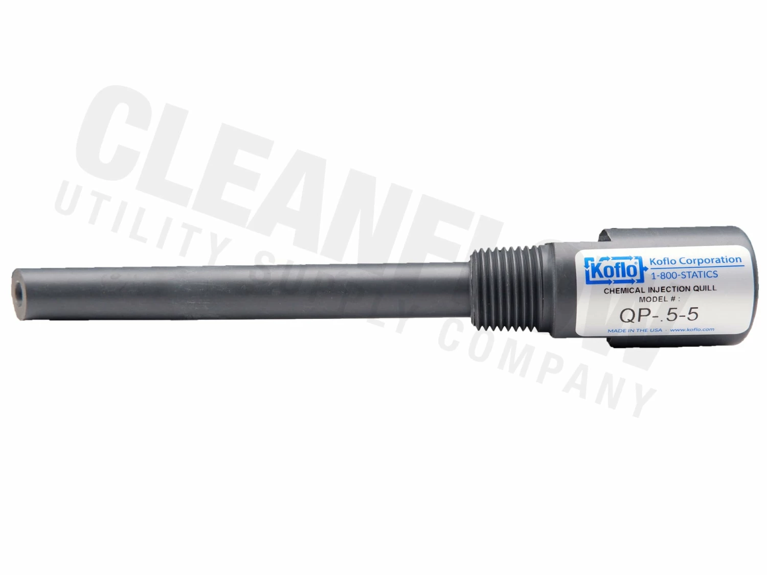 Koflo Corp Koflo PVC Long Length Chemical Injection Quills | 3" And 5" Lengths 3 Koflo Corp Koflo PVC Long Length Chemical Injection Quills | 3" And 5" Lengths