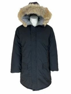 Work Wear Kelsey Trail Men's 40" Length DAC 2 Poly/Cotton Parka With Wolf Fur Trim Hood | S-3XL