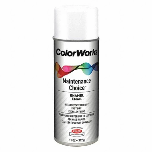 Waterworks Products Krylon® Industrial ColorWorks™ Maintenance Choice™ Enamel Aerosol 4 Waterworks Products Krylon® Industrial ColorWorks™ Maintenance Choice™ Enamel Aerosol