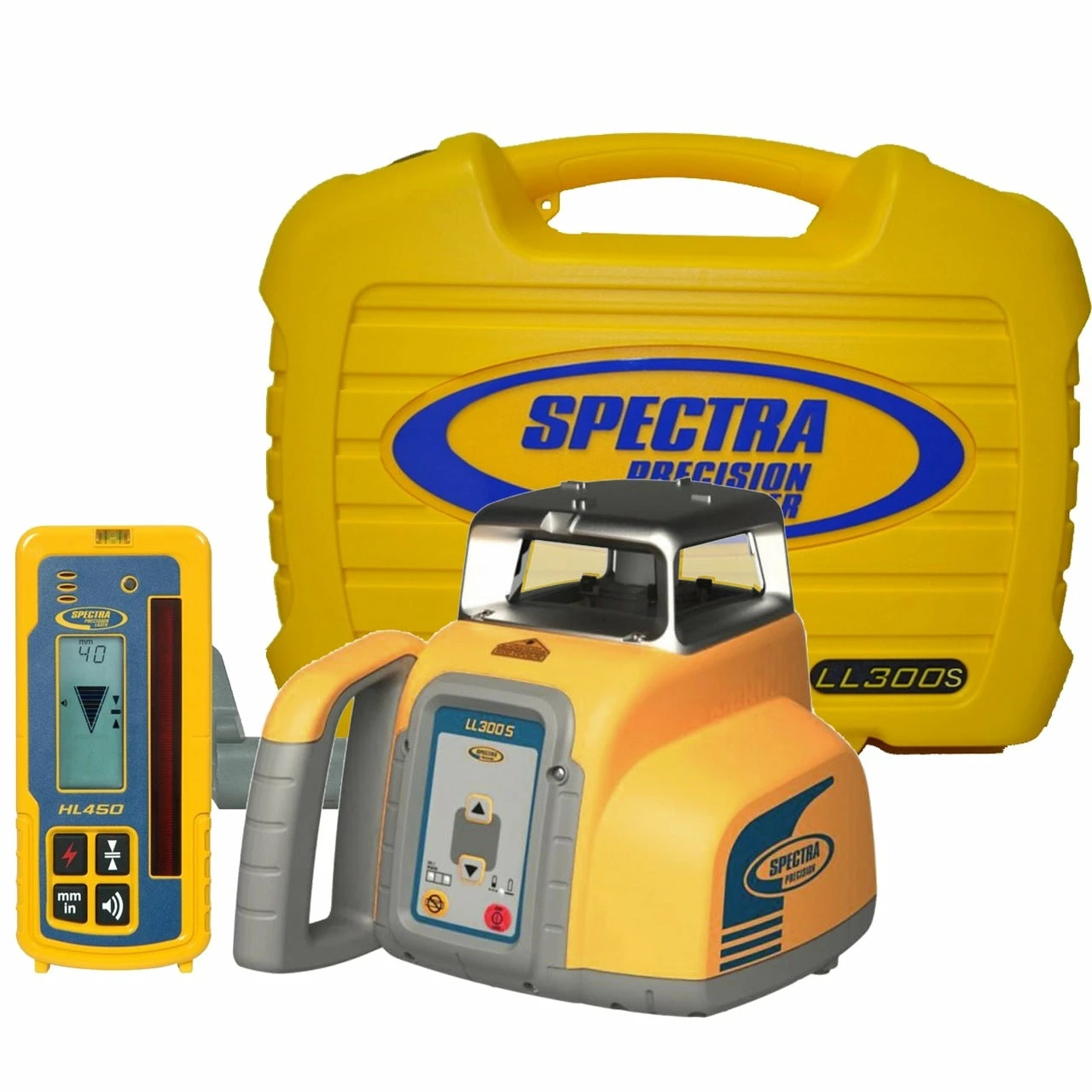 Spectra Precision LL300S Laser Level Package With Laser, Receiver And Clamp In Carrying Case 3 Spectra Precision LL300S Laser Level Package With Laser, Receiver And Clamp In Carrying Case