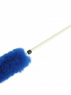 Globe Commercial Products Cleaning Tools Telescopic Lambswool Duster With Locking Handle - 30" To 42"