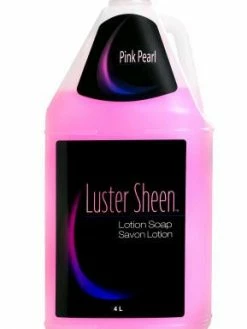 Cleanflow Luster Sheen Pink Pearl Lotion Hand Soap - 4L Jug - Case Of 4