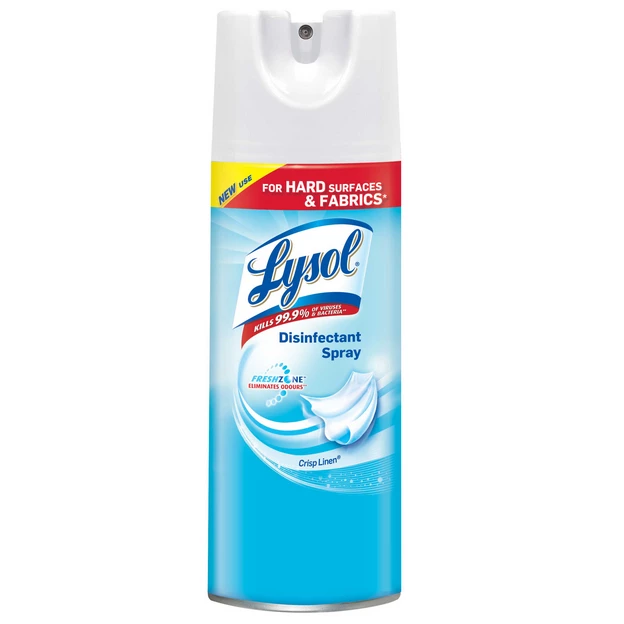 Lysol Disinfectant Spray - Crisp Linen Scent - 539G Can - Case Of 12 3 Lysol Disinfectant Spray - Crisp Linen Scent - 539G Can - Case Of 12