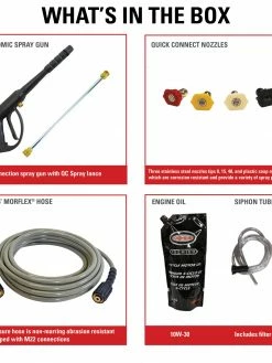 Pressure Washers Simpson MegaShot Cold Water Honda GCV160 (160cc) Gas Engine Pressure Washer - 3000 PSI - 2.4 GPM Axial Pump