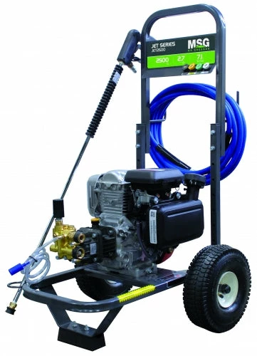 MS Gregson Jet 2500 Series Cold Water Commercial Grade Honda GC160 (160cc) Gas Engine Pressure Washer - 2500 PSI - 2.7 GPM Axial Pump 3 MS Gregson Jet 2500 Series Cold Water Commercial Grade Honda GC160 (160cc) Gas Engine Pressure Washer - 2500 PSI - 2.7 GPM Axial Pump