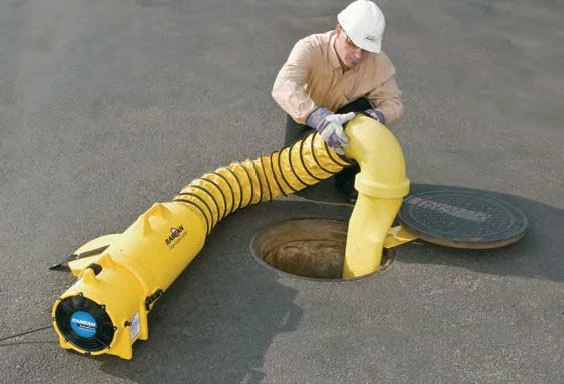 Ramfan Manhole Entry Continuous Airflow Device - 8 Inch Safety Equipment 3 Ramfan Manhole Entry Continuous Airflow Device - 8 Inch Safety Equipment