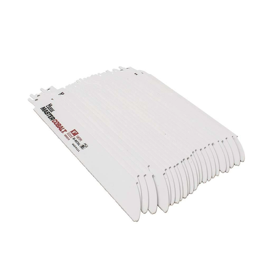 Power Tool Accessories Morse Master Cobalt Reciprocating Saw Blades - 25 Pack 3 Power Tool Accessories Morse Master Cobalt Reciprocating Saw Blades - 25 Pack